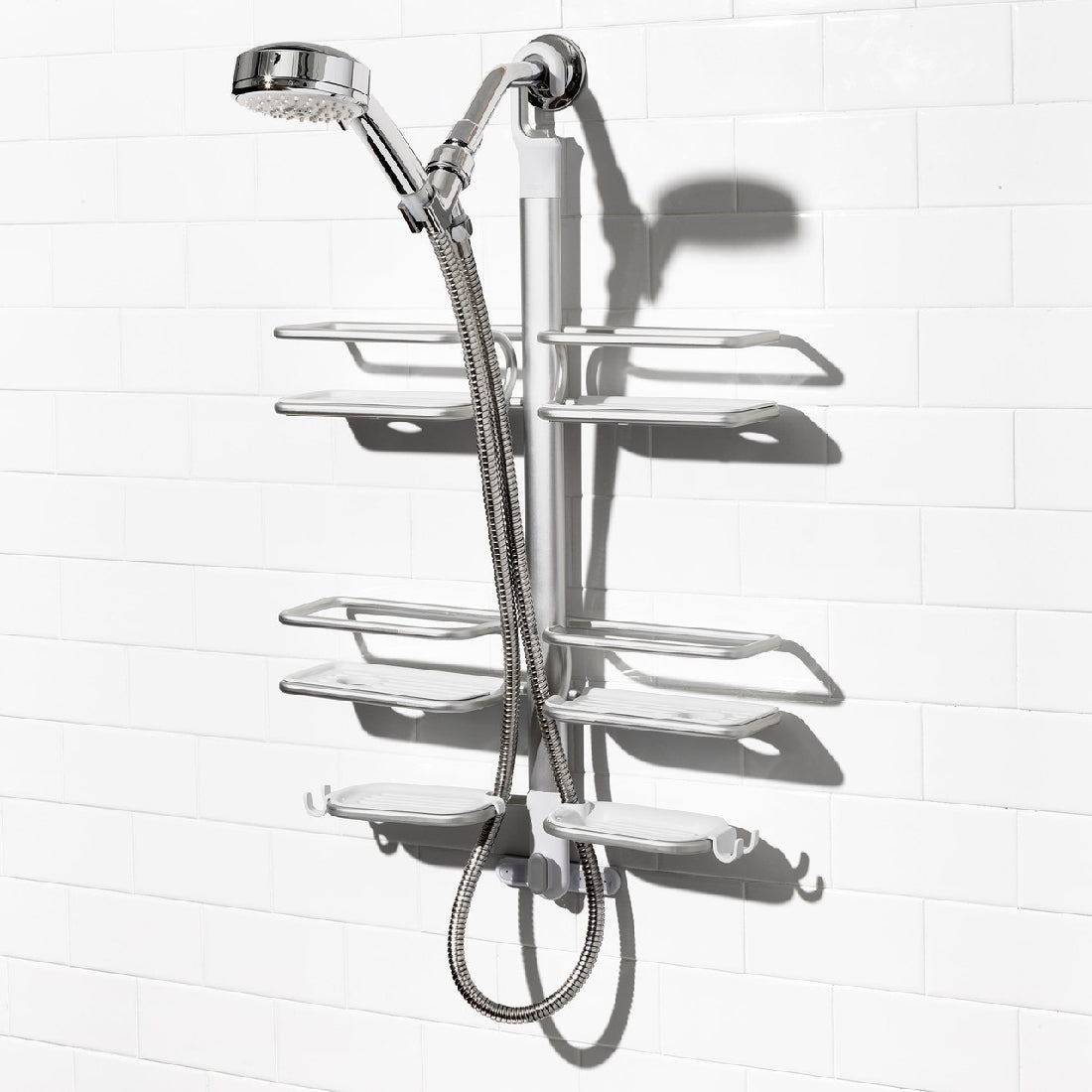 Oxo Good Grips Aluminum Hose Keeper Shower Caddy