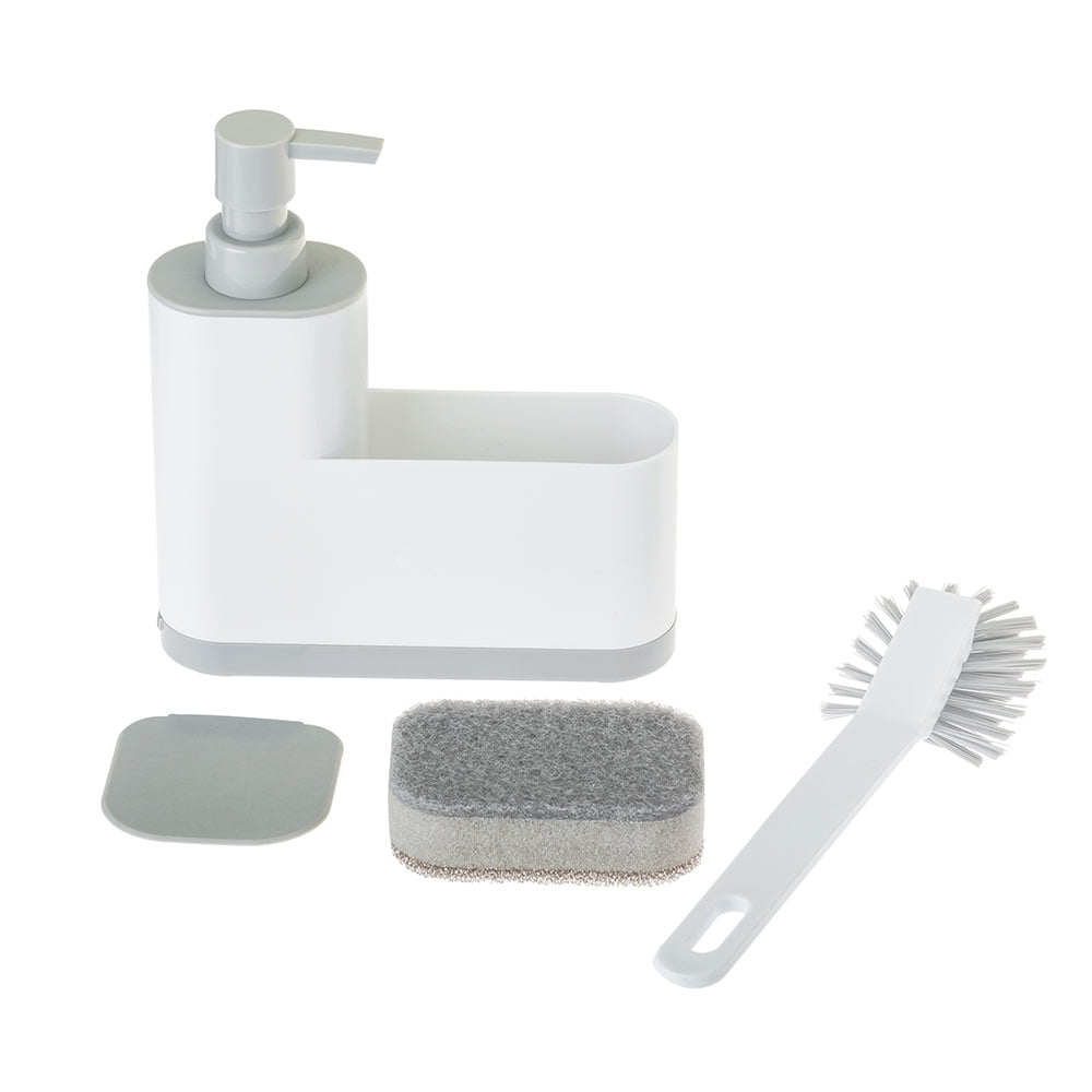 Vigar White Monobloc 3pce Sink Caddy Set