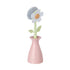 Vigar Florganic Dish Brush With Pink Vase