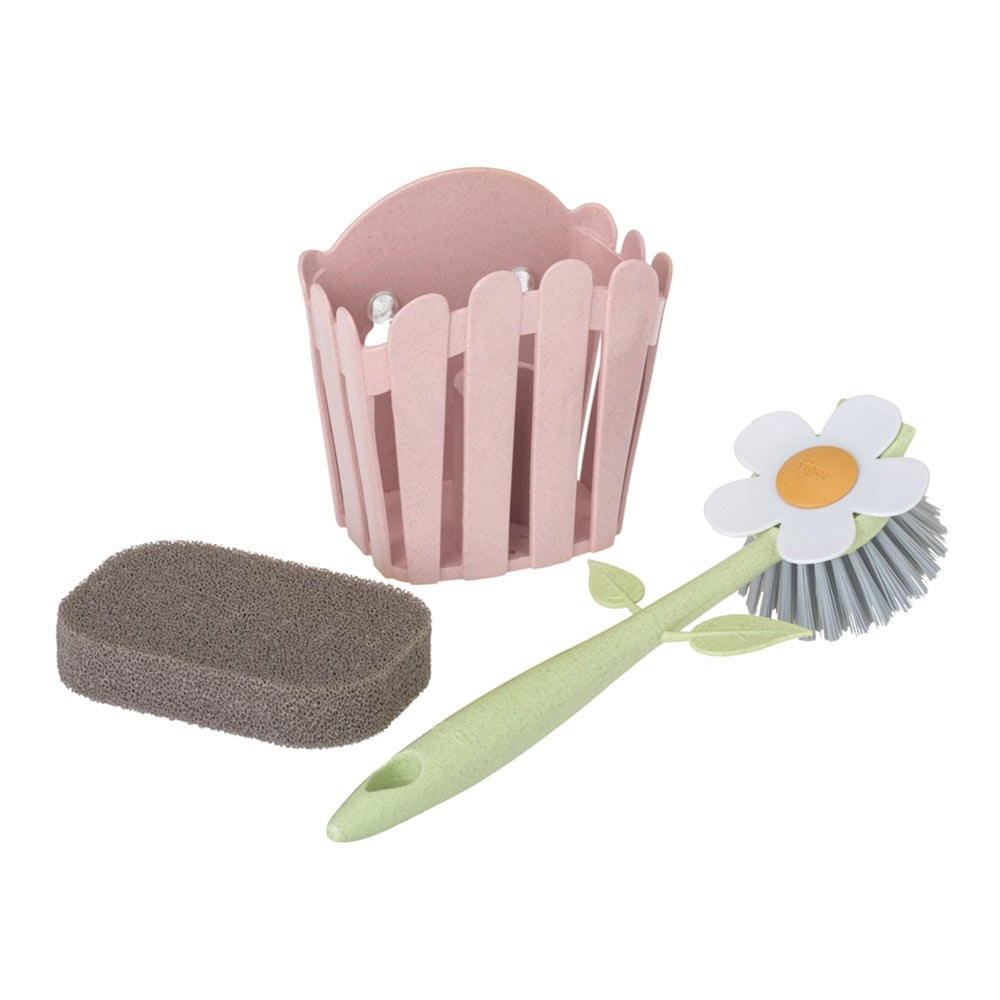 Vigar Florganic Sink Caddy Set - Pink