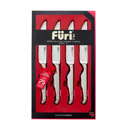 Furi Serrated Steak Knives Set 4 Piece