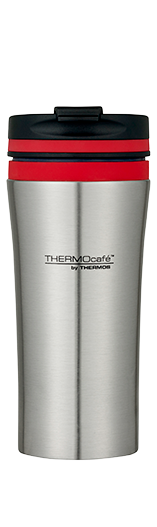 Thermos 380ml S/s Vacuum Insulated Tumbler - Red Trim