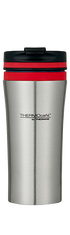 Thermos 380ml S/s Vacuum Insulated Tumbler - Red Trim