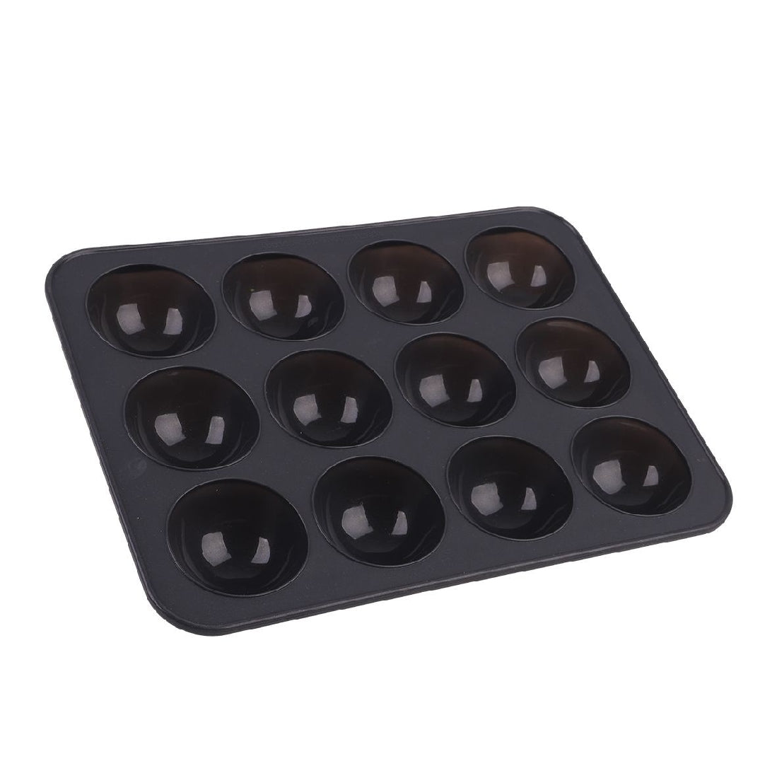 D.line Silicone 12 Cup Dome Pan 32.5x24.5x3.6cm Charcoal