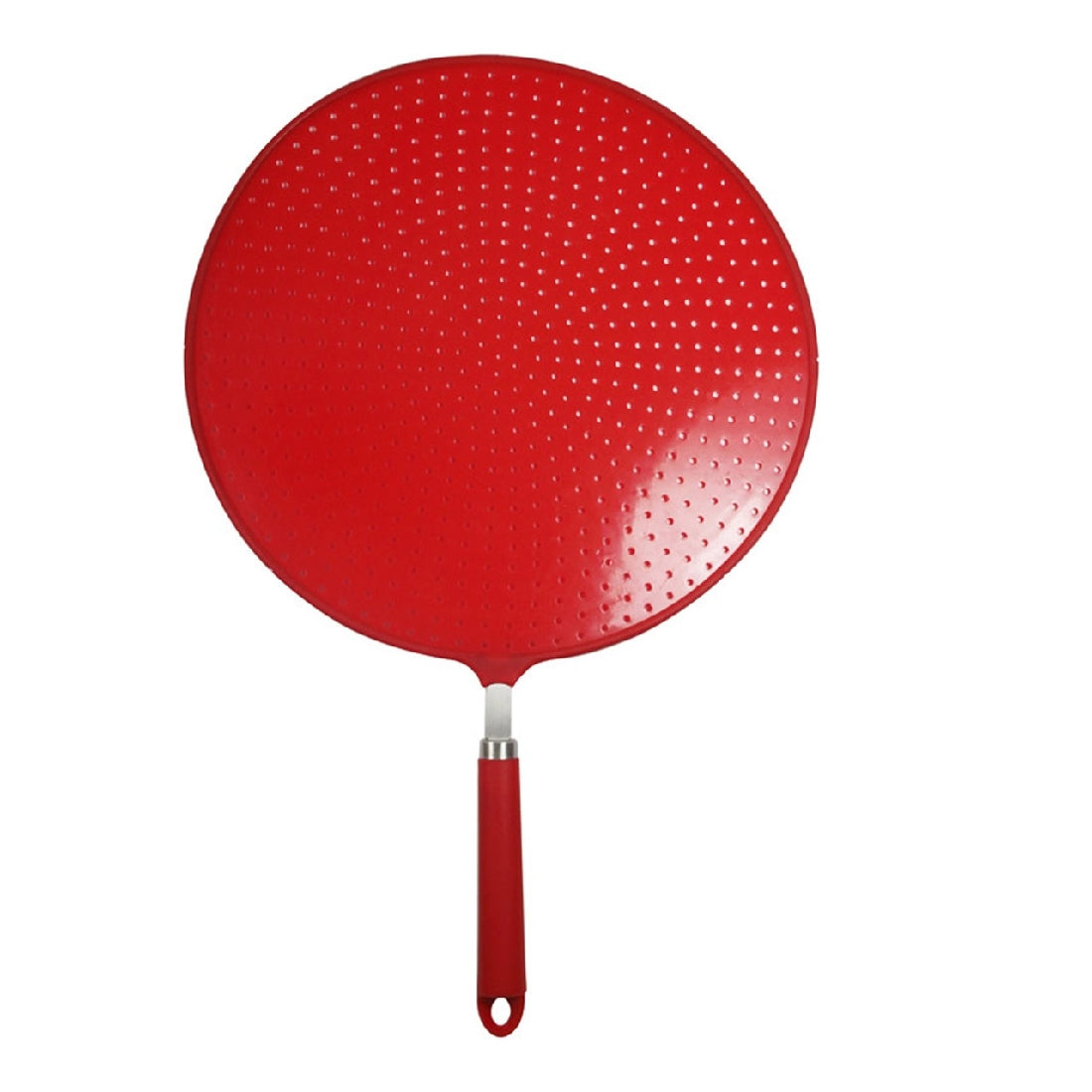 Avanti Silicone Oil Spatter Screen With Soft Touch Handle - 32.8cm - Red