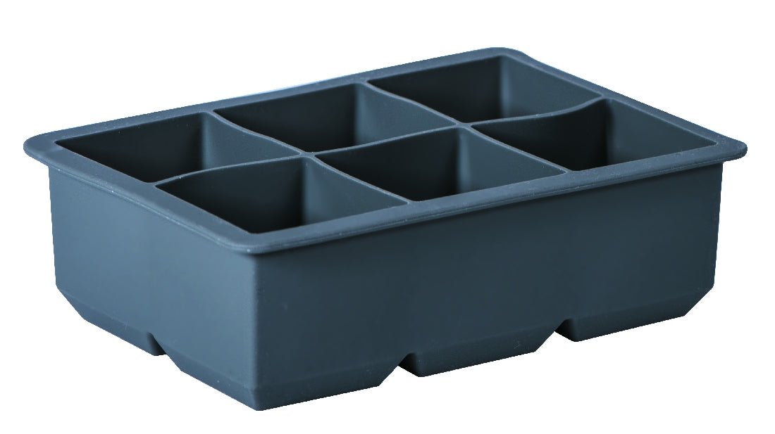 Avanti Silcone 6 Cup King Ice Cube Tray - Charcoal