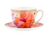 Maxwell & Williams Teas & C's Dahlia Daze Breakfast Cup & Saucer 400ml Pink