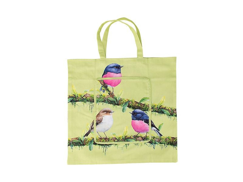 Maxwell & Williams Katherine Castle Bird Talk Tote Bag 40x40cm Pink Robins