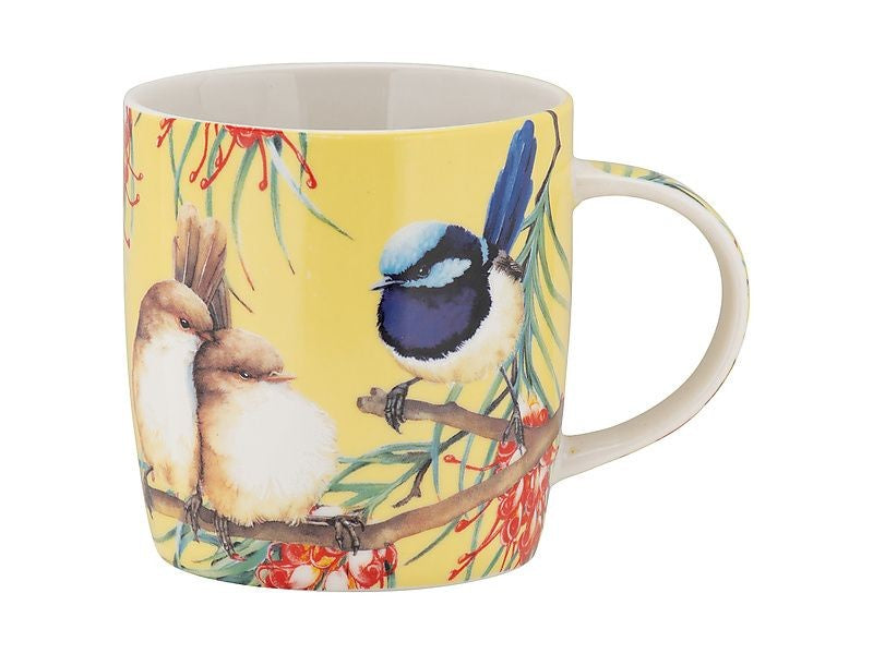 Maxwell & Williams Katherine Castle Bird Talk Mug 370ml Superb Fairy-wrens