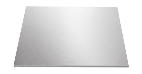 Mondo Cake Board Square - Silver Foil 5in/12.5cm